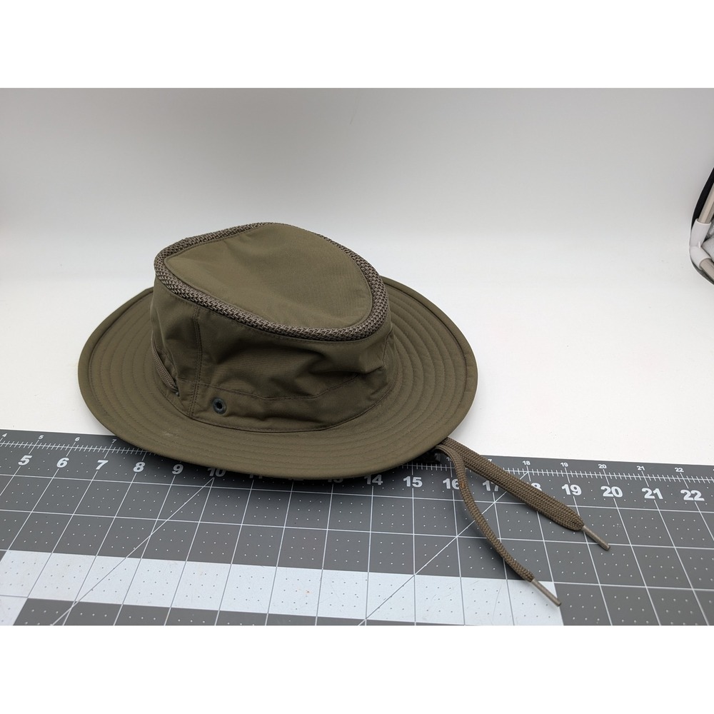 Tilley Unisex Airflo Sun Hat 7 1/8 Mesh Vent Nylon Boonie Olive Green